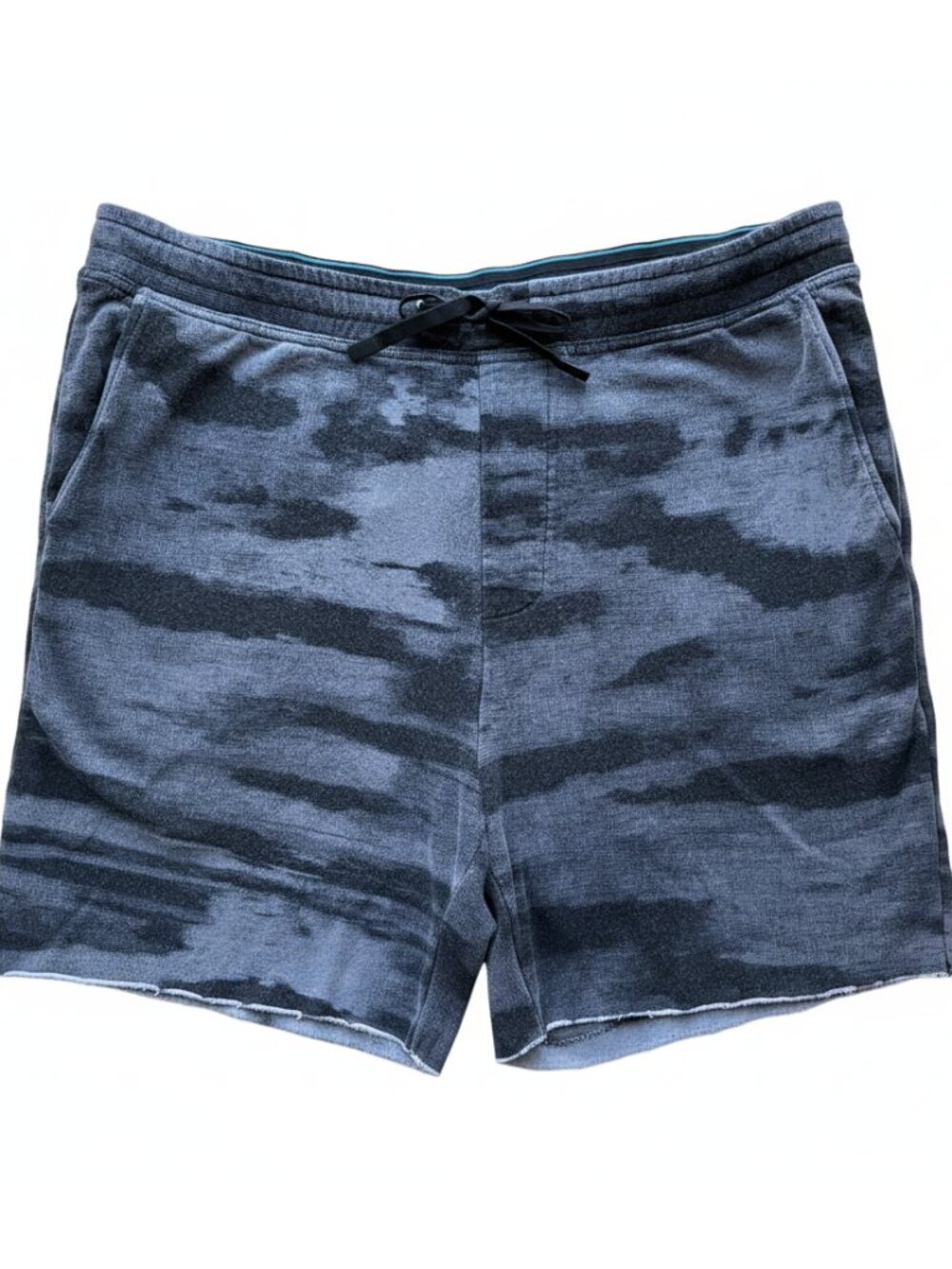 Stance Butterblend Camo Raw Hem Sweat Shorts Men's L